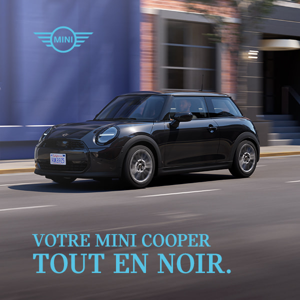 Votre MINI Cooper tout en noir